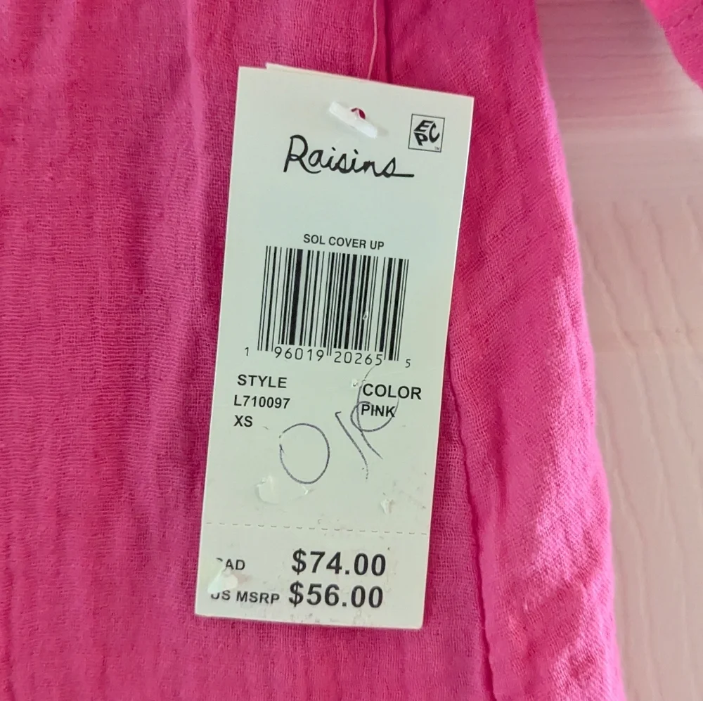 Raisins Juniors' Sol Ruffled Hem Cover-Up Dress #F6 - Picture 3 of 5